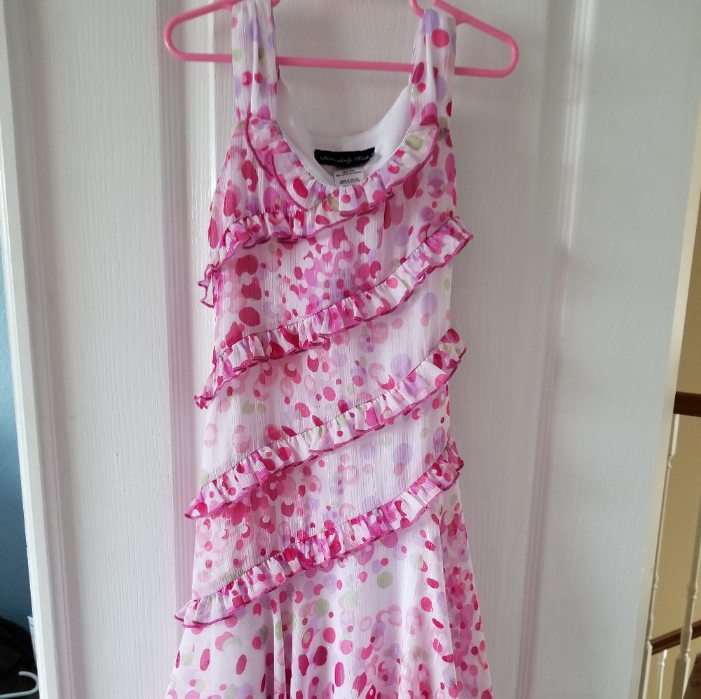 Girls Multicolor sleeveless dress